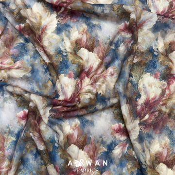 SHILISA CREPE METALLIC SILK (حرير مطفي)