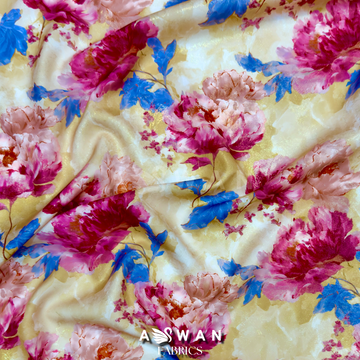MITRAZ CREPE METALLIC SILK (حرير مطفي)