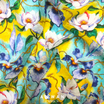 SUZANI CREPE JACQUARD SILK (حرير مطفي)