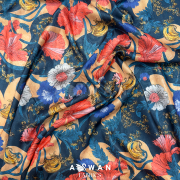 SILLAGE METALLIC JACQUARD SILK
