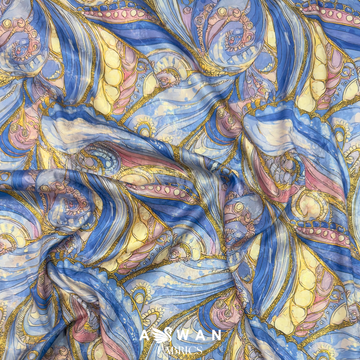 PAVELI METALLIC JACQUARD SILK