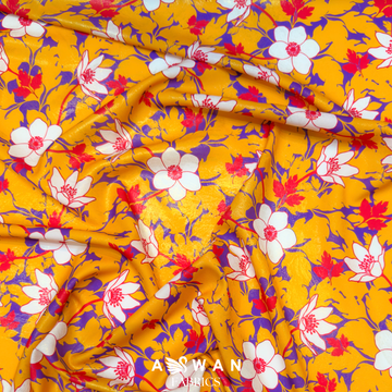 BUSRA CREPE METALLIC SILK (حرير مطفي)