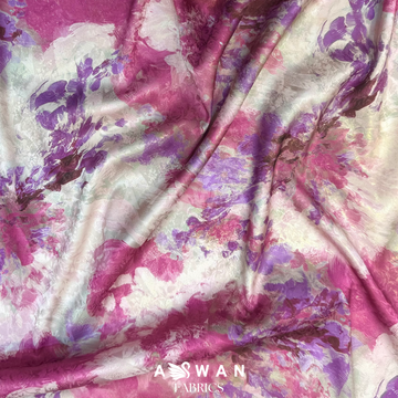 IMPASTO METALLIC JACQUARD SILK