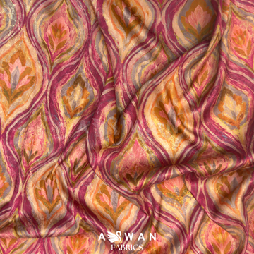 IZNIK METALLIC JACQUARD SILK