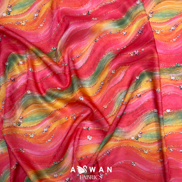 BAYADERE METALLIC JACQUARD SILK