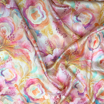 AGATE METALLIC JACQUARD SILK
