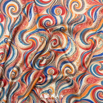 ZARQASH METALLIC JACQUARD SILK
