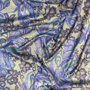 TAZMIRA METALLIC JACQUARD SILK