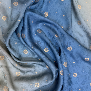 SAMAA OMBRE JACQUARD ZARI PURE SILK