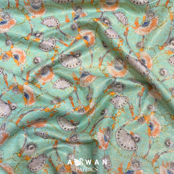 ZARIFA COTTON BROCADE ZARI